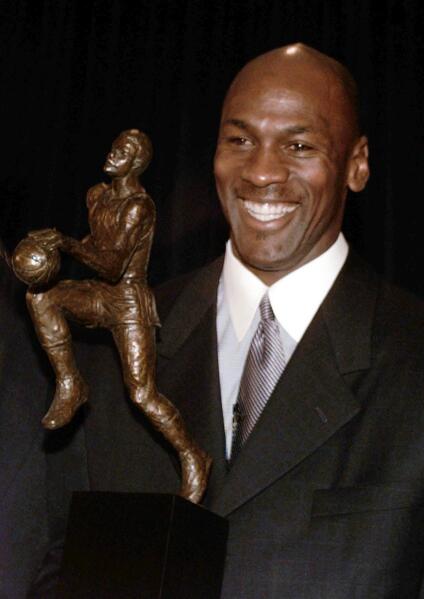 The Jordan Trophy NBA rebrands redesigns its MVP award AP News